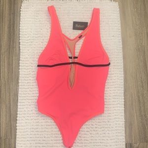 Neon  pink one piece